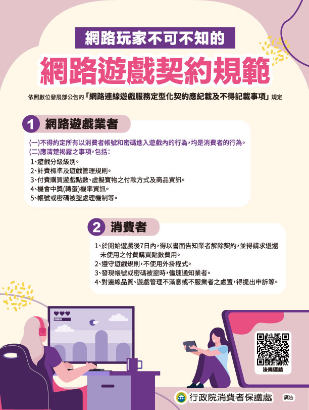 網路玩家不可不知的網路遊戲契約規範